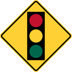 Stoplight sign