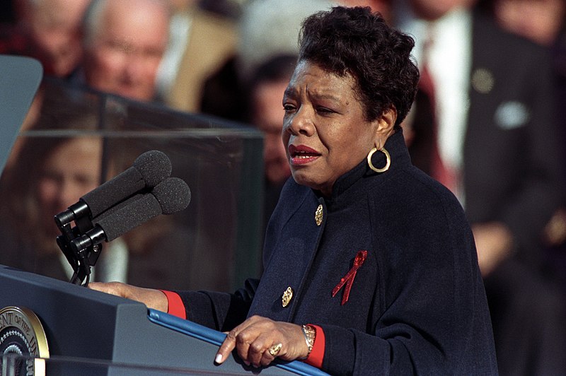 Photo of Maya Angelou.