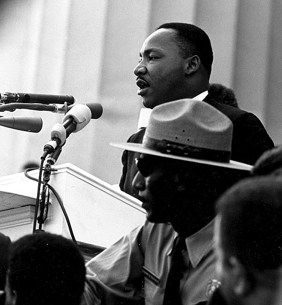 Photograph of MLK.
