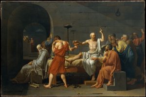 Death of Socrates by Jacques-Louis David