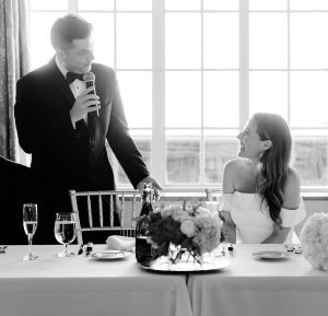 wedding photo of speech