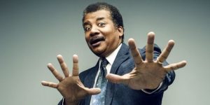 Image of surprise scientist