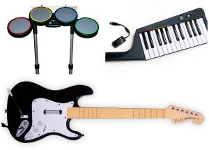 Rock Band equipment