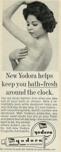 Vintage deodorant advertisement.