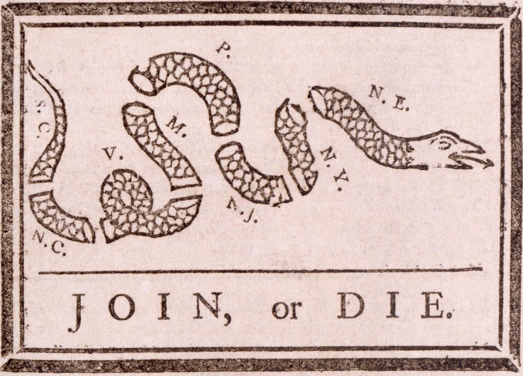 join or die logo