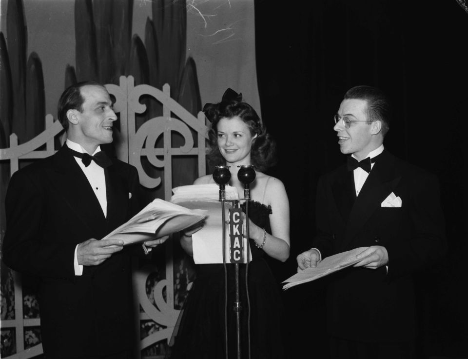 Radio stars perform.