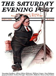 Saturday Evening Post magazine cover